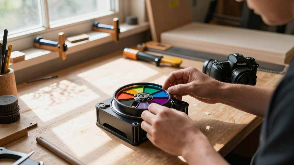 filter wheels and filter sets for mono cameras