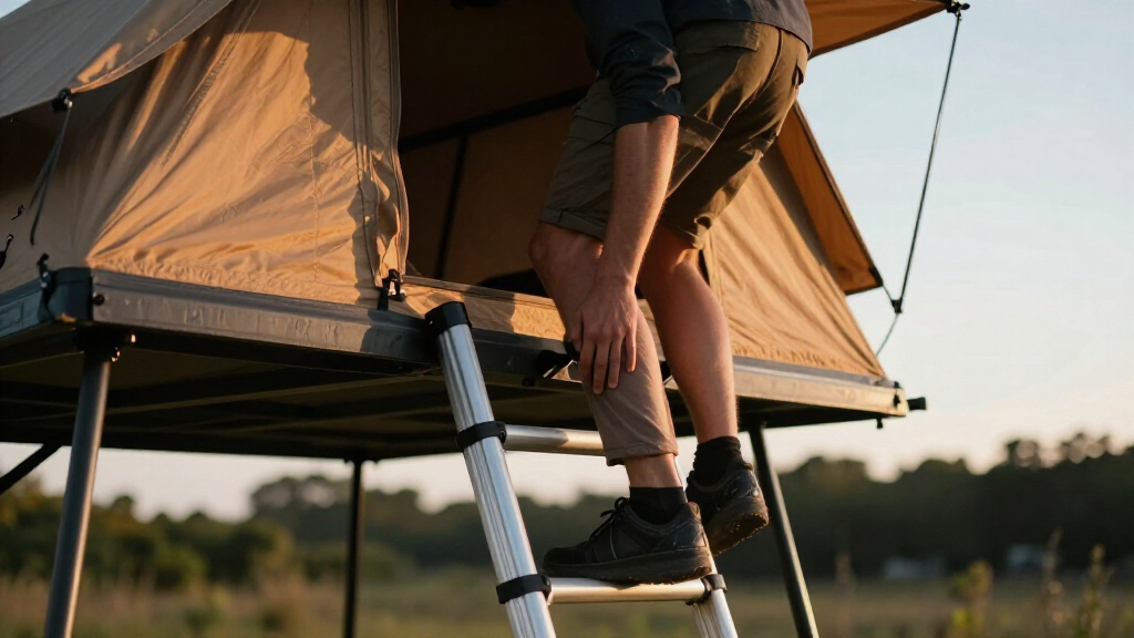 best ladder extensions for roof top tent access