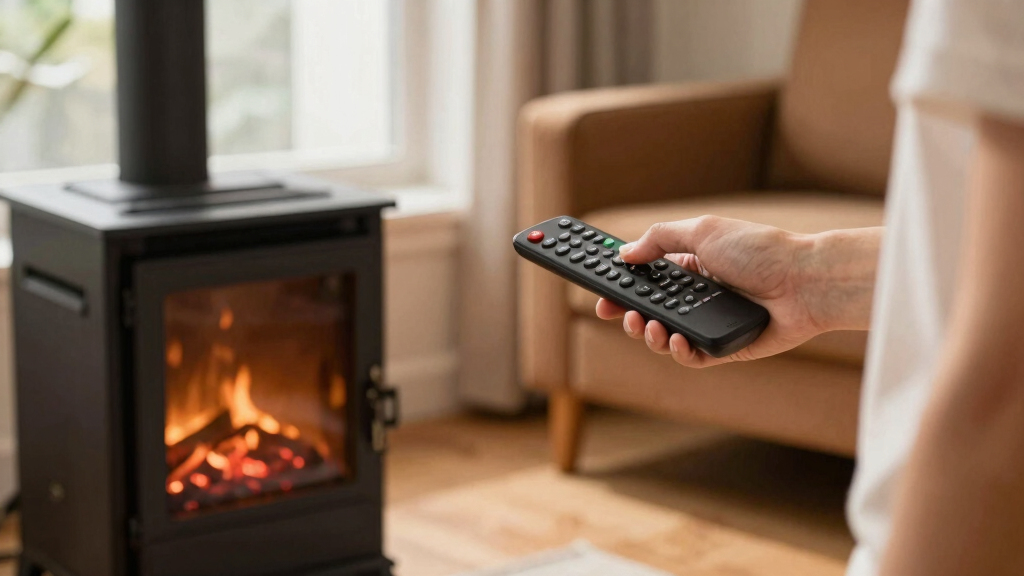 best small pellet stove with remote