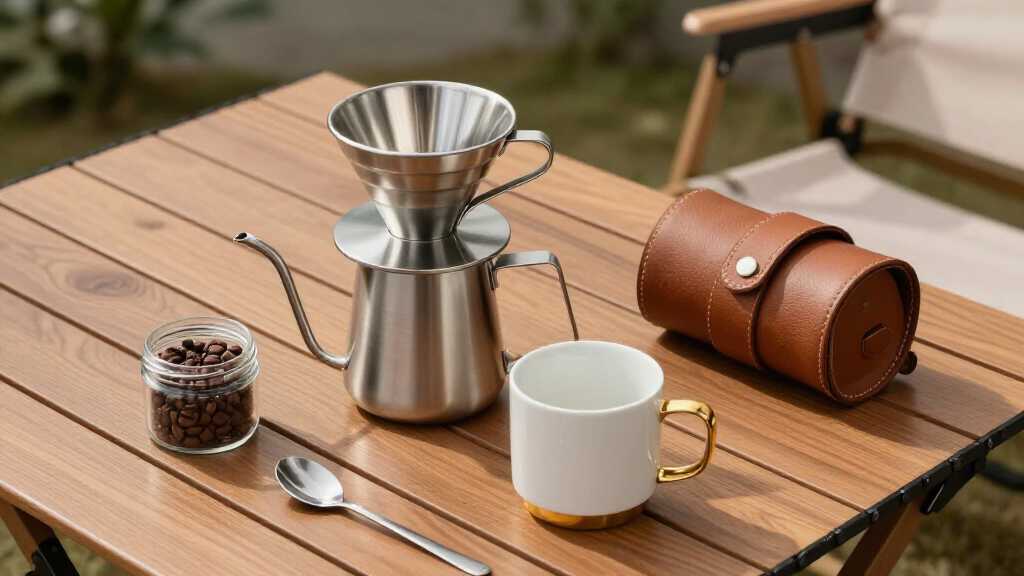 travel coffee brewing kit luxury