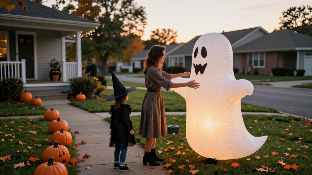 Halloween yard inflatables