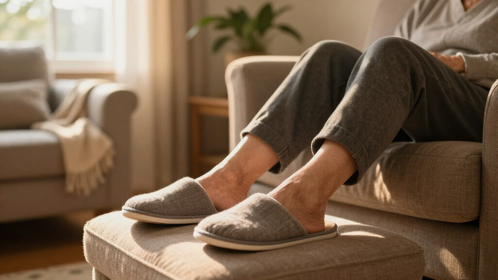 slippers for elderly with swollen feet