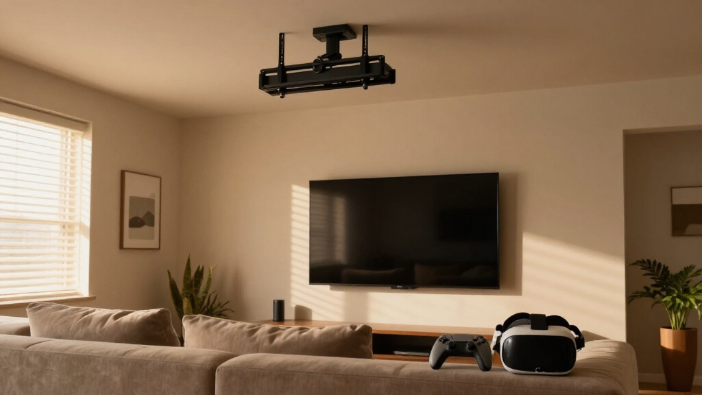 best ceiling TV mounts for game rooms