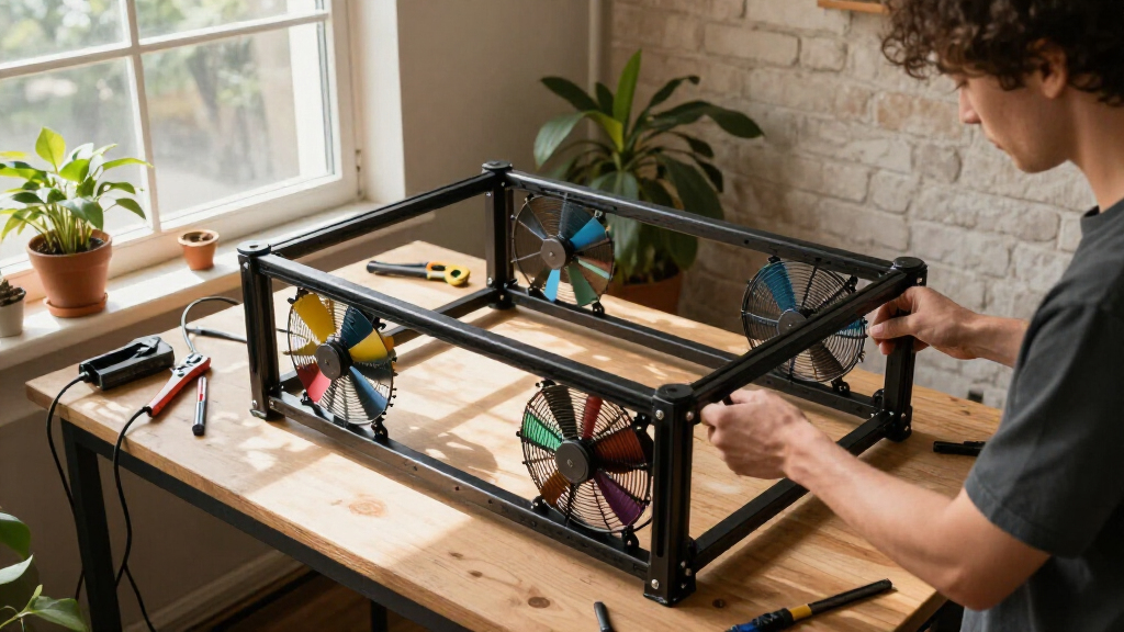 best mining rig frames with fans