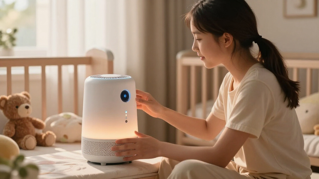 quiet nursery air purifiers with night modes