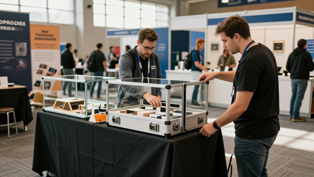 best portable display cases for trade shows