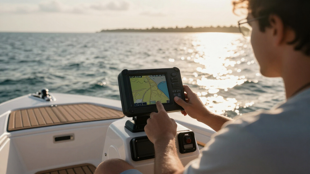 marine chartplotter for center console