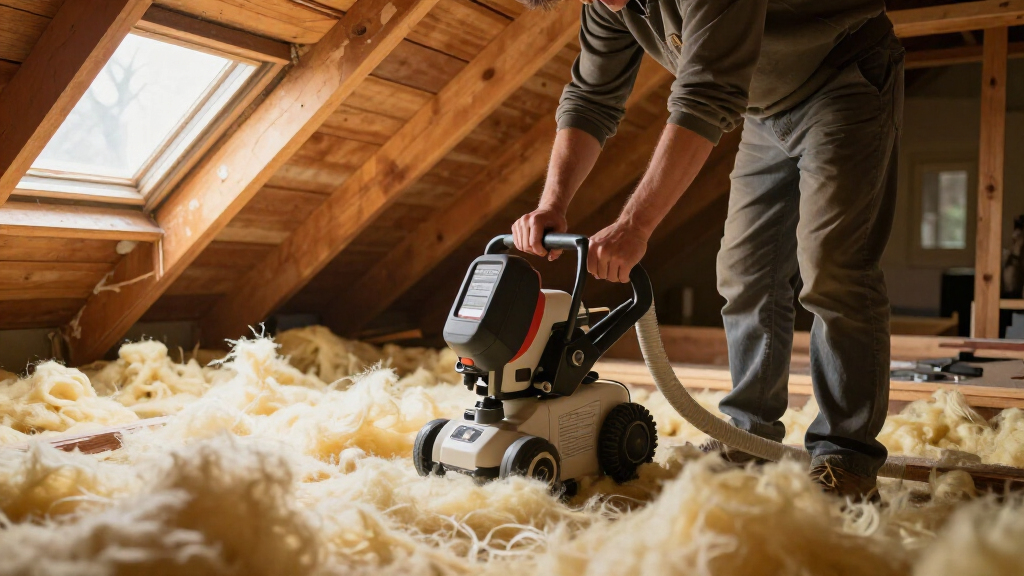 best attic insulation machine for deep retrofit projects