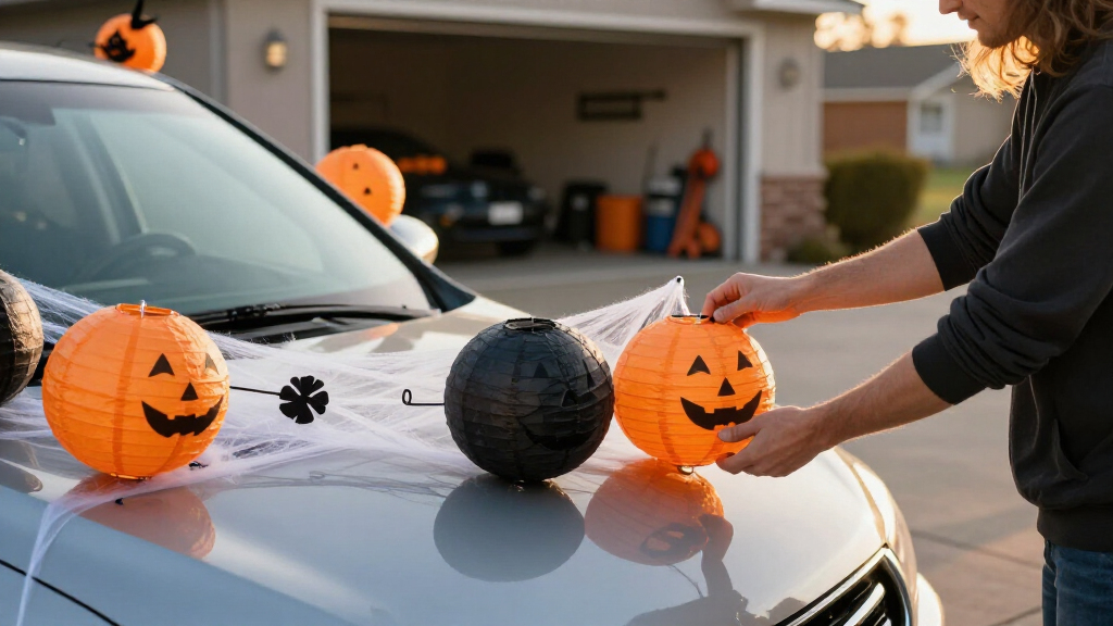 Halloween car decorations