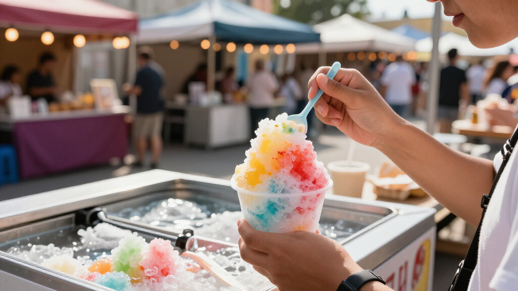 commercial shaved ice machine