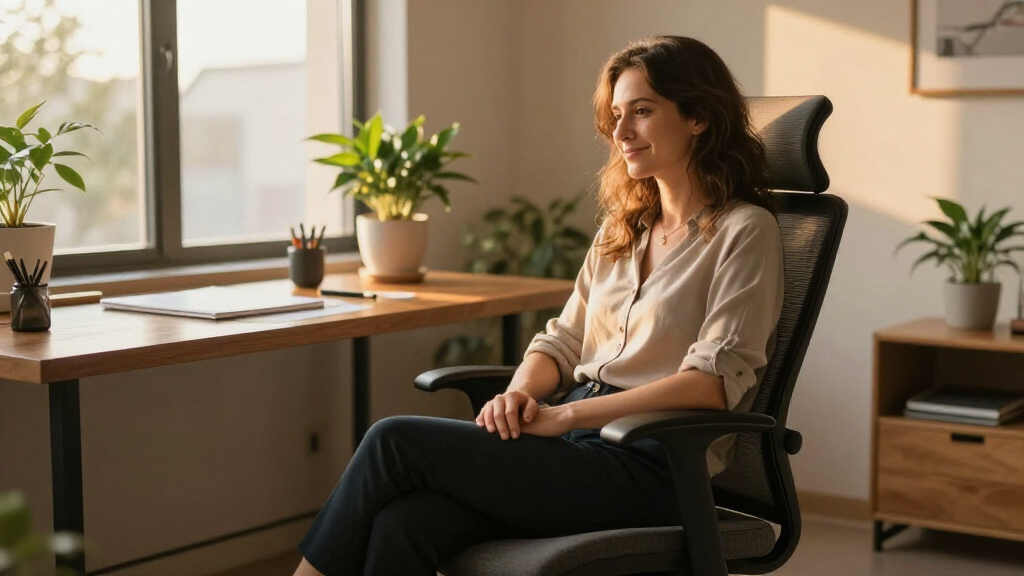 ergonomic office chair for women therapists