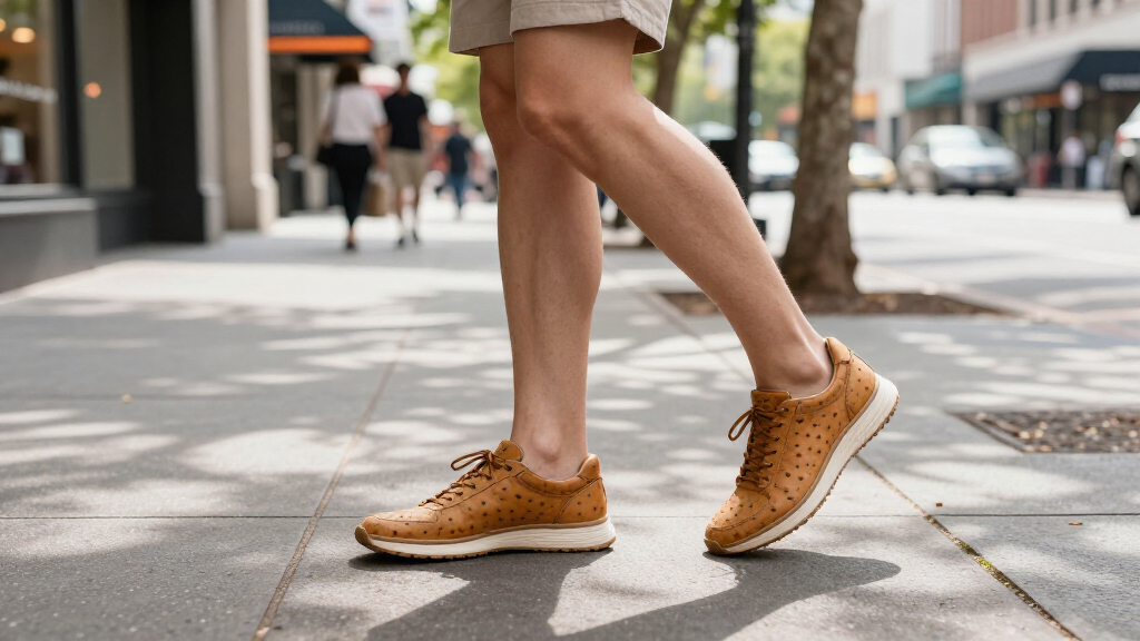 best ostrich leather sneakers