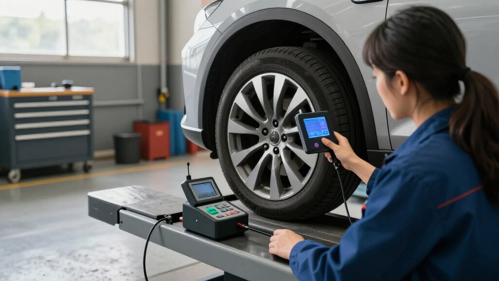 portable wheel alignment system