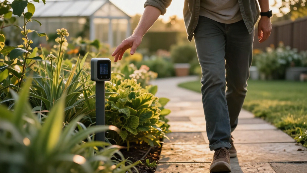 solar driveway alarm sensor