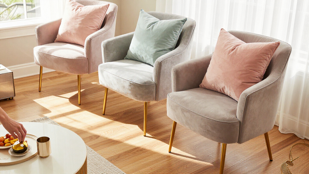 accent chairs under 500 for glam decor
