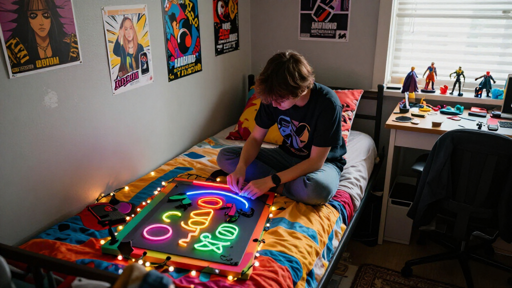 pop culture themed dorm room decor