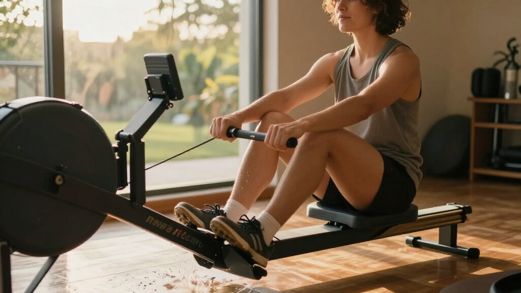 best rowing machine water