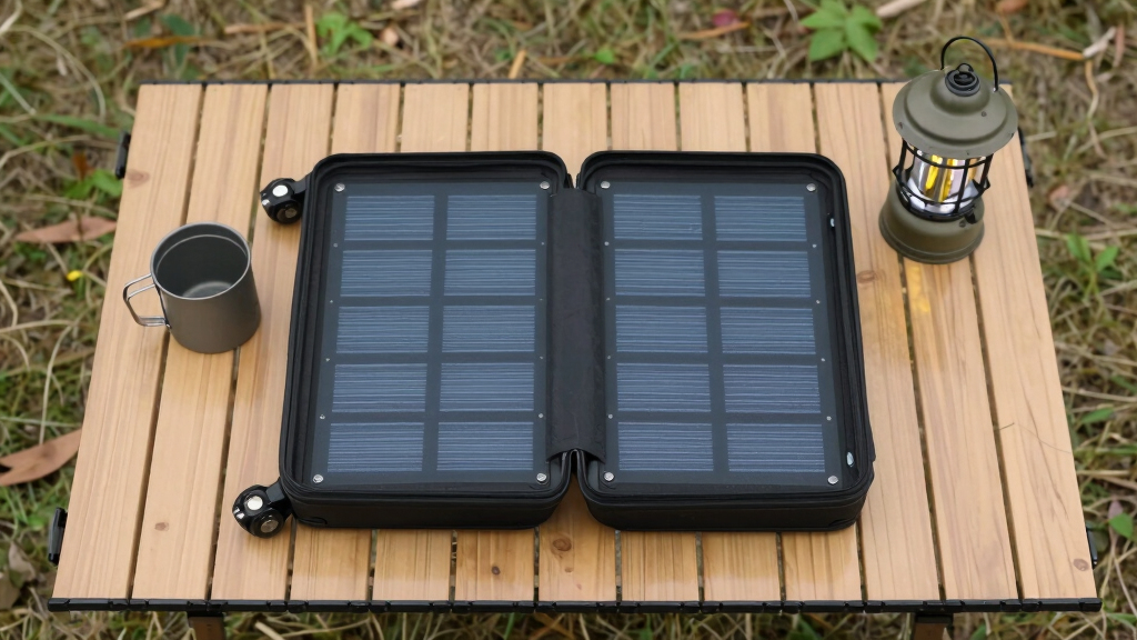 best portable solar suitcase for RV camping