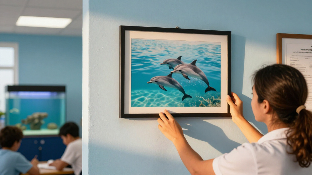 dolphin coastal wall art