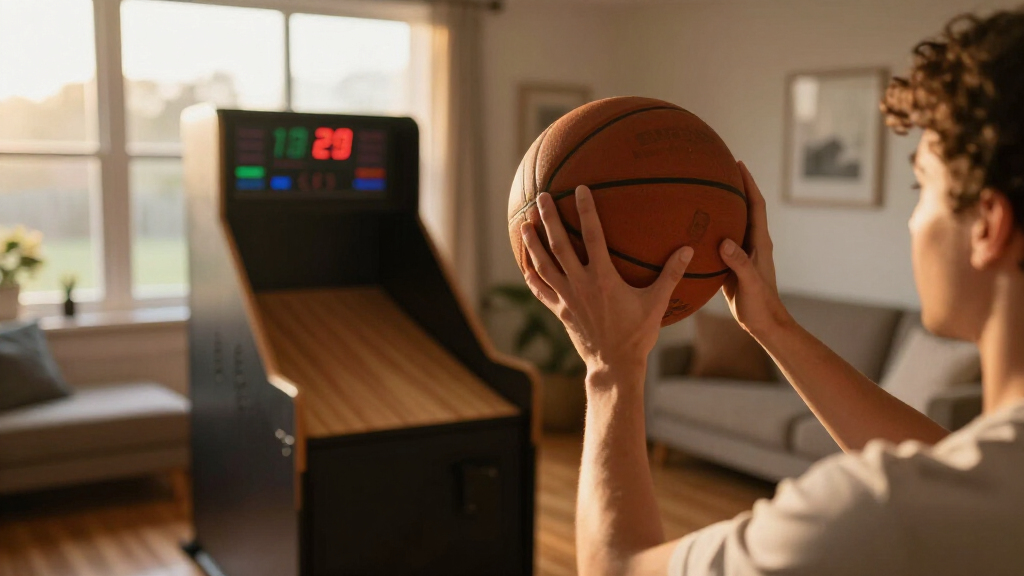best home basketball arcade with electronic scoring