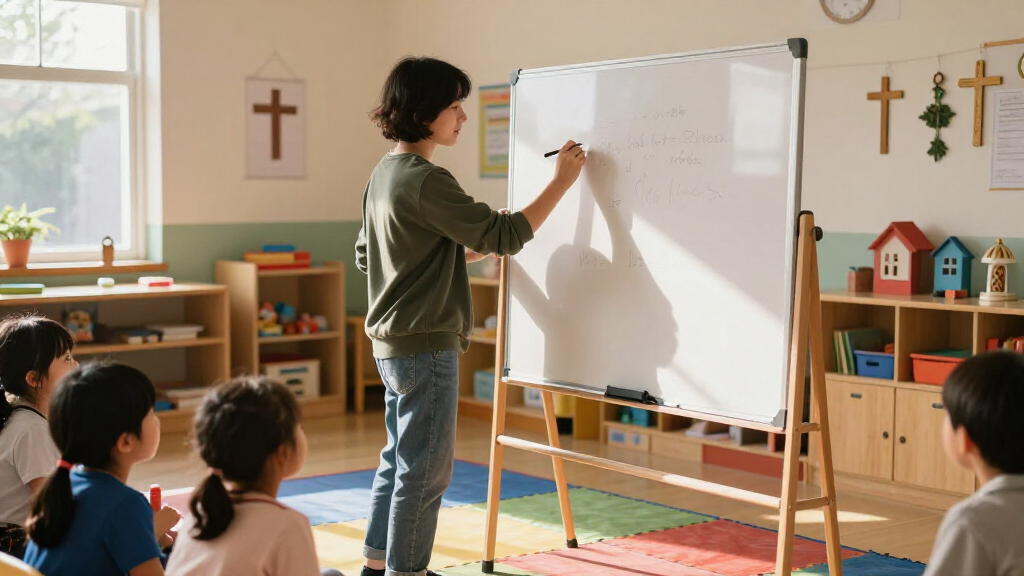 portable whiteboard for sunday school