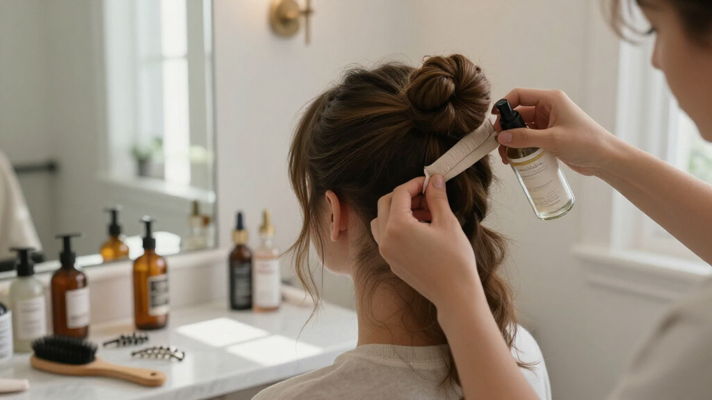 best hair products for drop buns