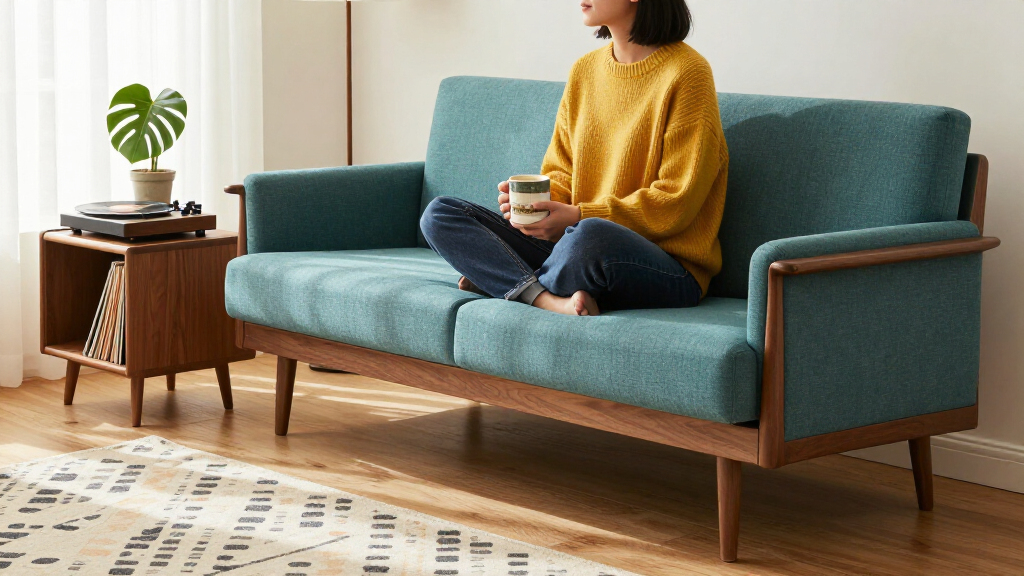 mid-century modern sofas
