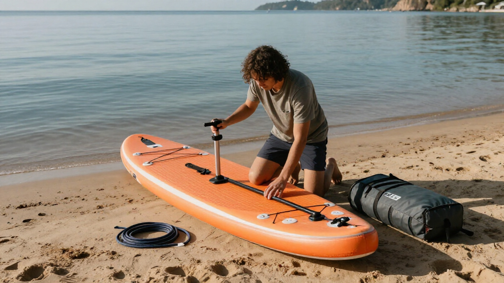 best inflatable paddle board for travel