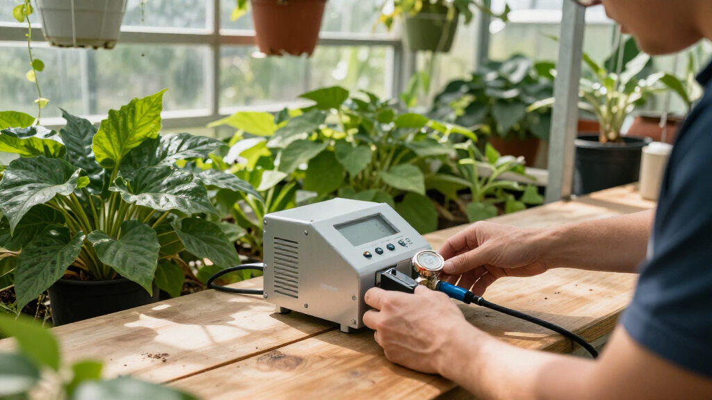 grow room co2 regulator and controller kit