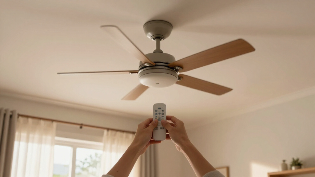 dc motor ceiling fan for bedroom quiet