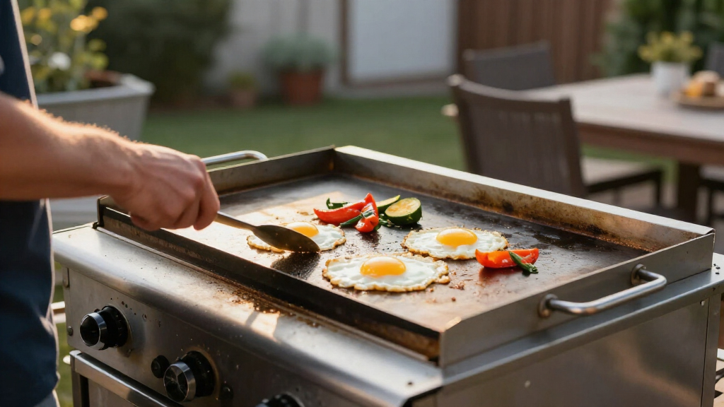 commercial grade outdoor griddle for home
