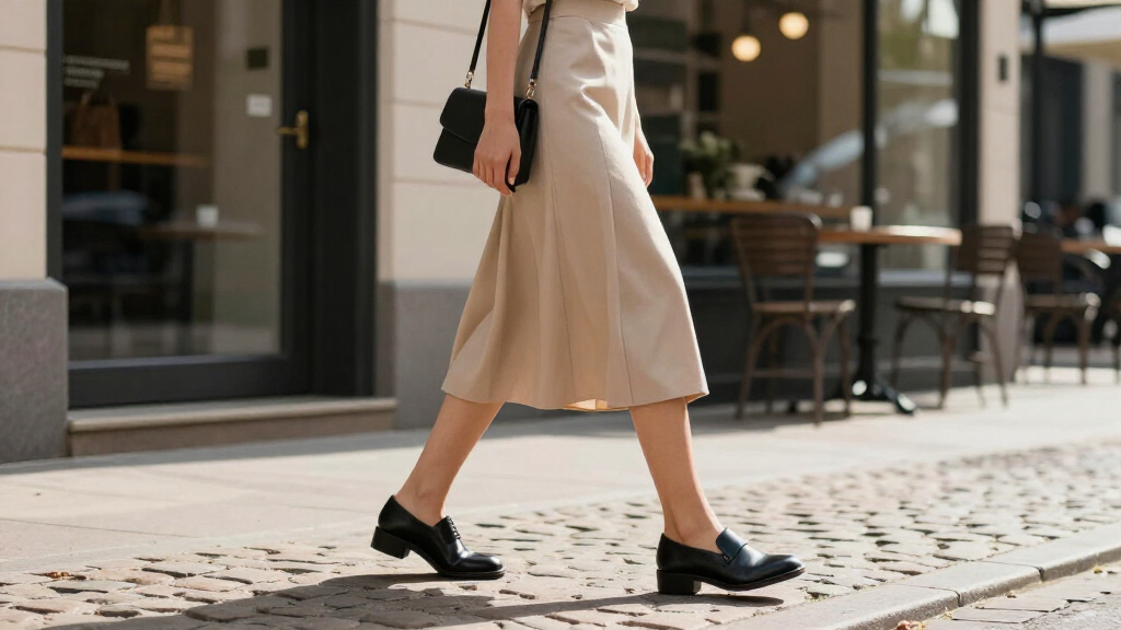 best closed-toe shoes for skirts