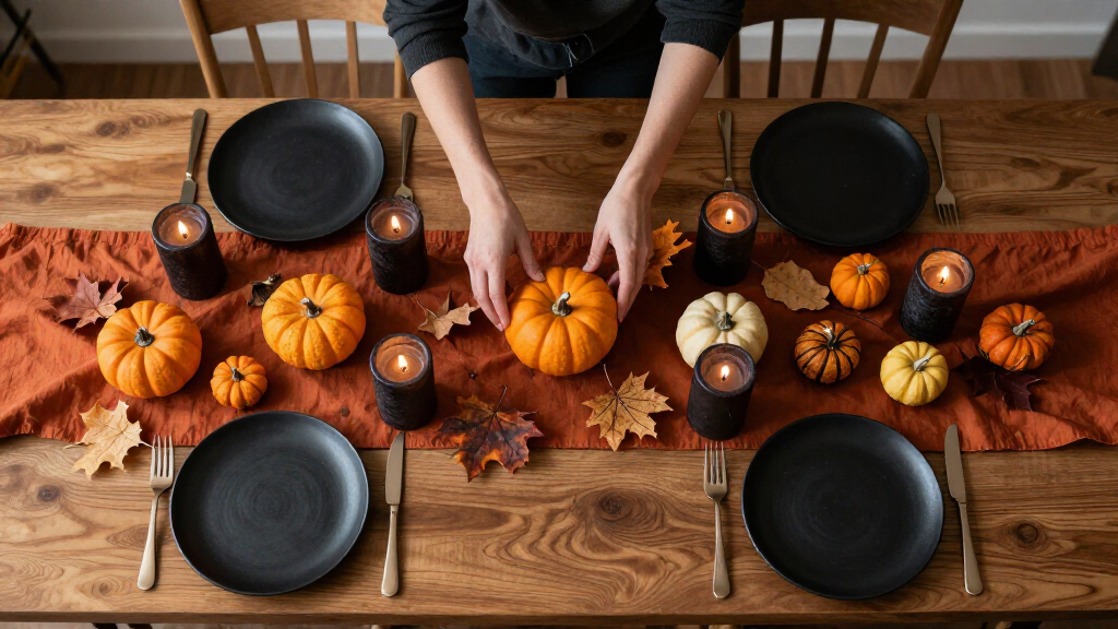 Halloween table decorations
