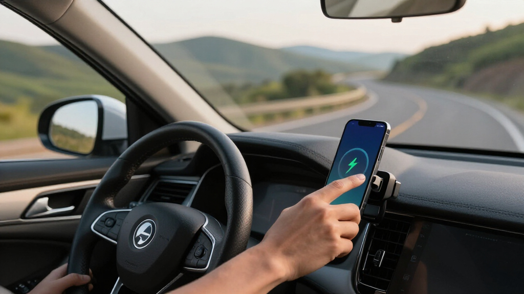 wireless car phone chargers