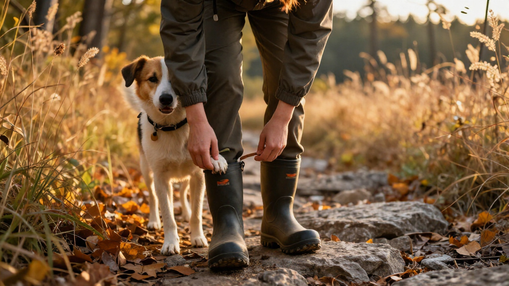 dog hiking boots