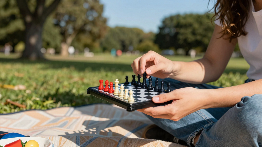 Travel chess set magnetic