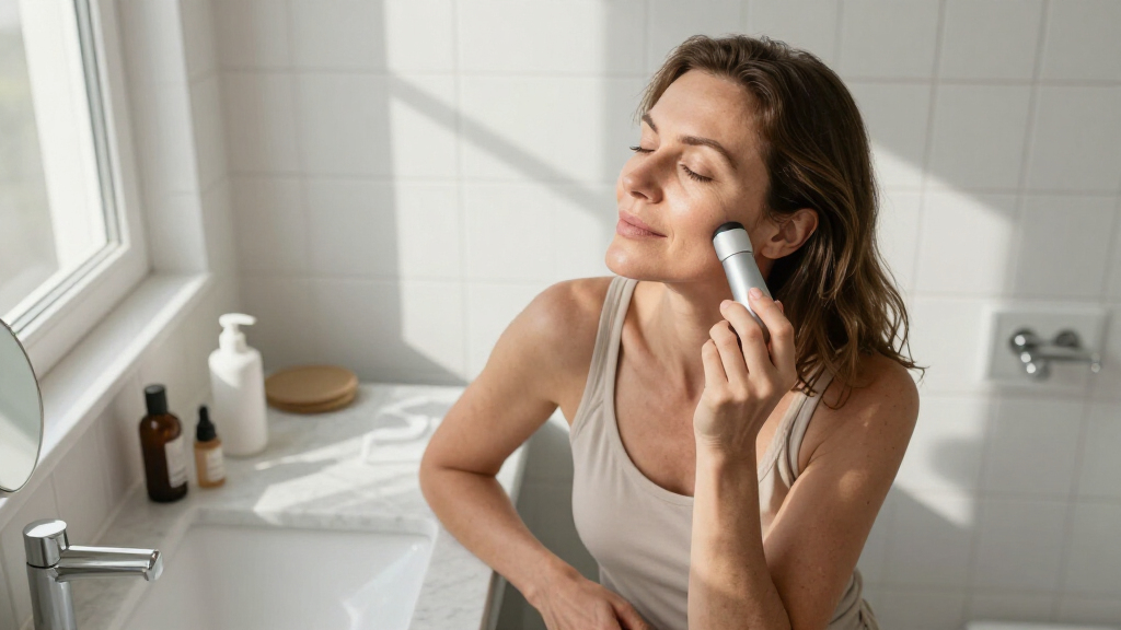microcurrent device for mature skin