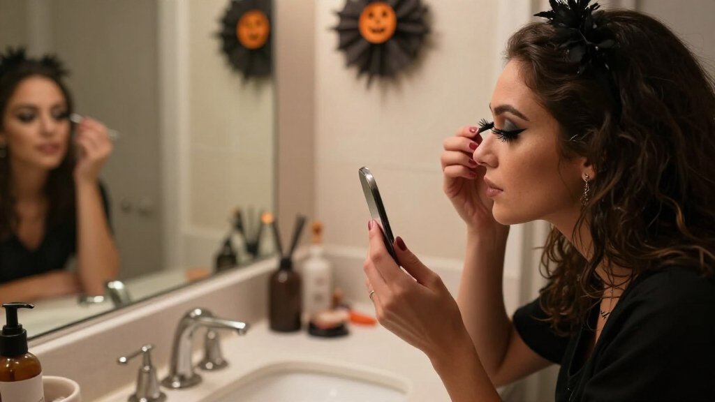 Halloween false eyelashes