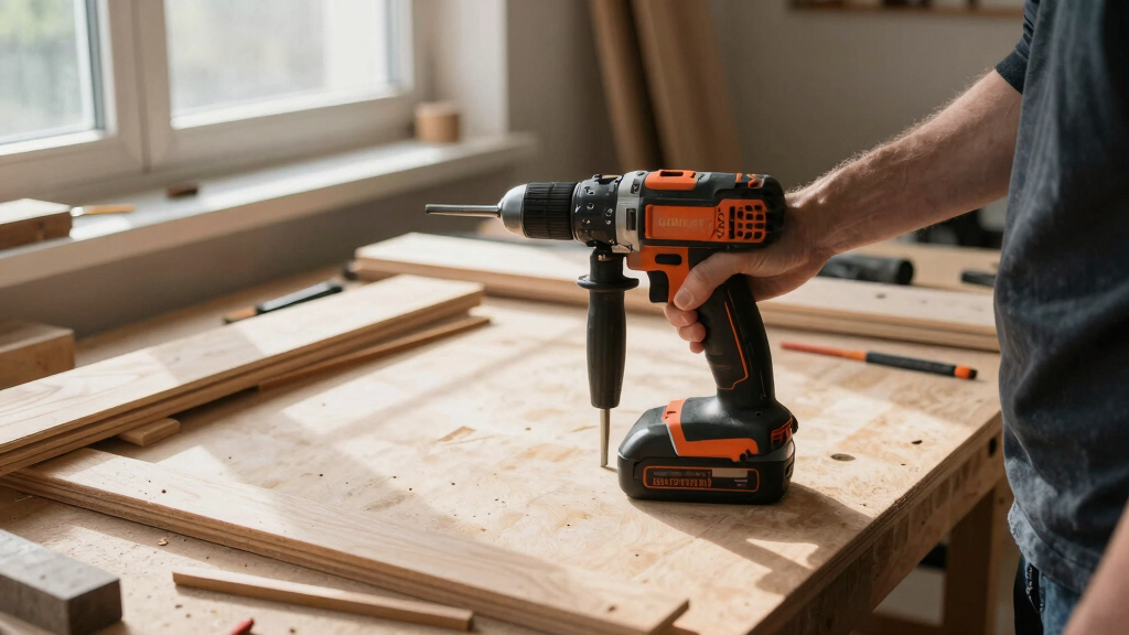 power drill for woodworking