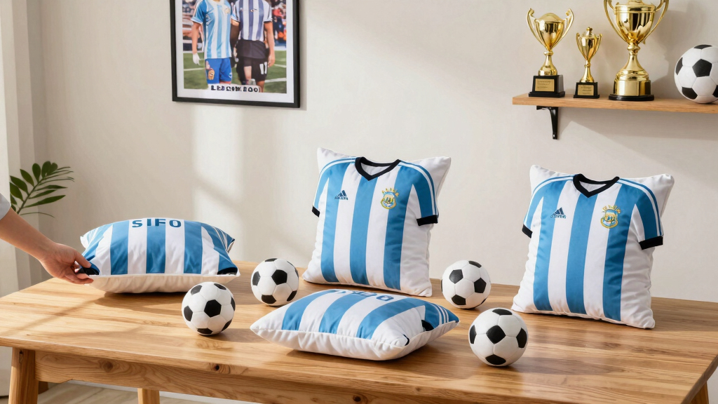 soccer-themed home decor