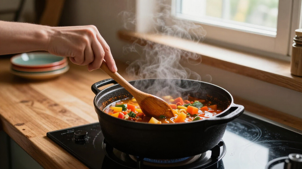 enameled cast iron braiser for induction cooktops