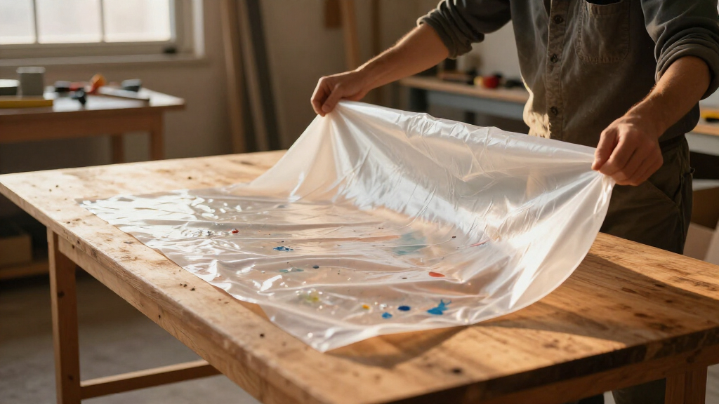 15 Best Plastic Drop Cloths for Painting That Will Keep Your Space Clean and Paint-Free