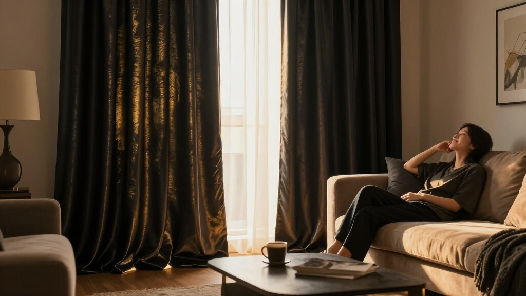 premium blackout curtains luxury