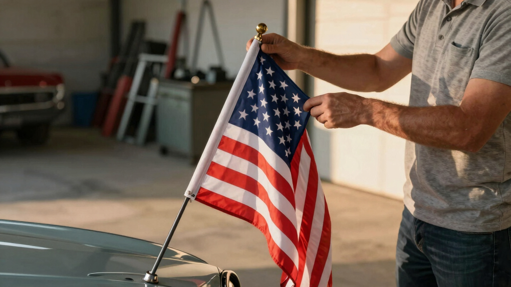 patriotic car flags