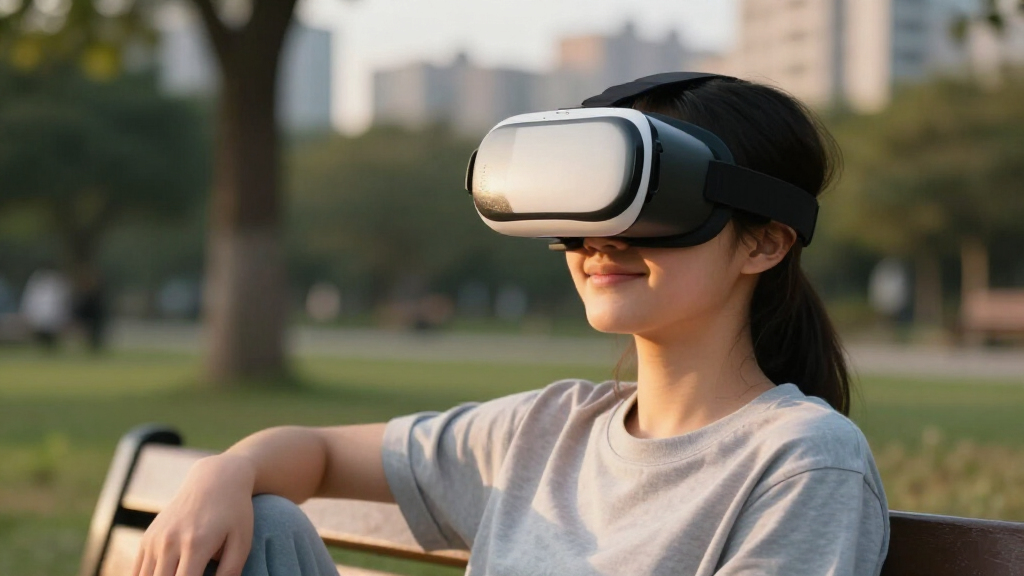 VR headset stands for students