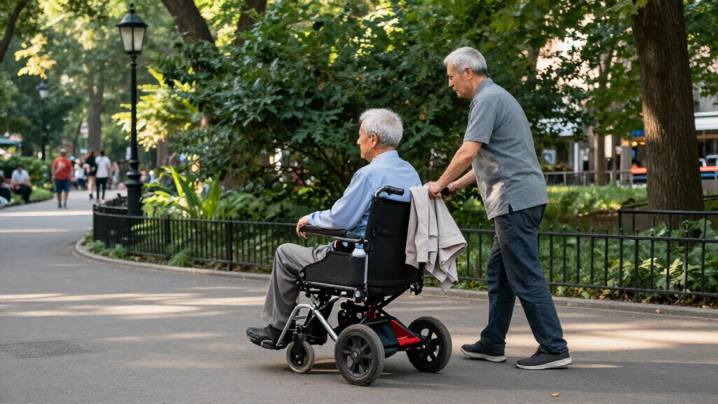 foldable transport wheelchairs for seniors