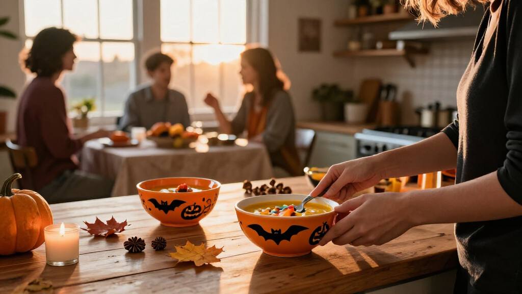 Halloween themed serving bowls