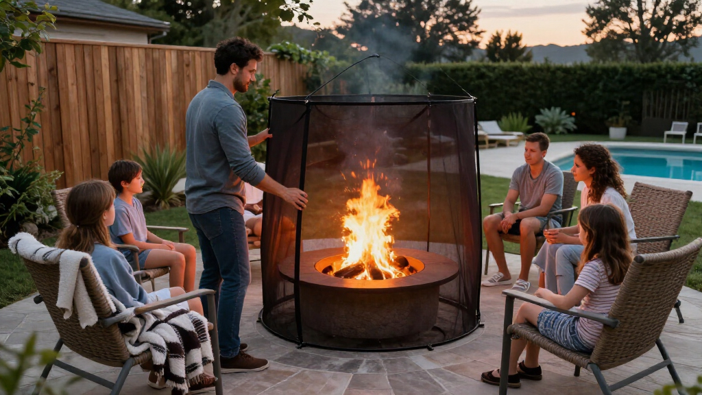 best fire pit safety screens
