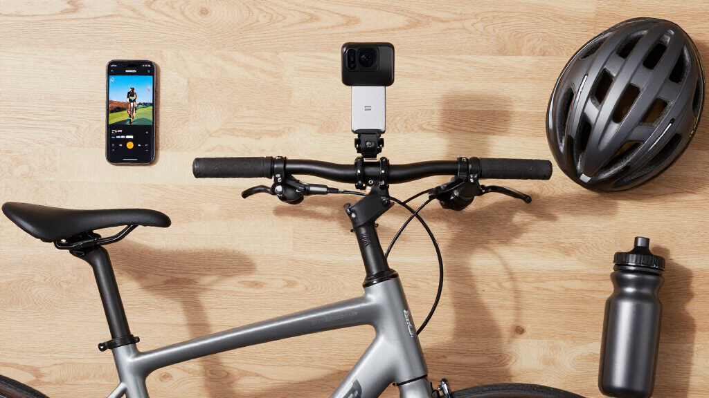bike camera front and rear recording system