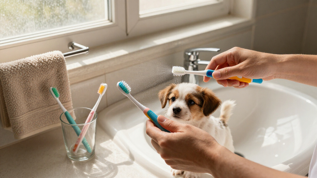 puppy toothbrush kit